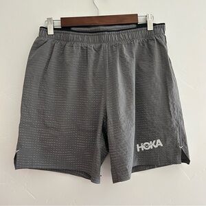 NWT HOKA Glide 7” Short Size Medium Gray